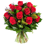 Bouquet of 12 Red Roses