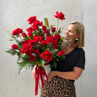 2 Dozen Red Rose Arrangement