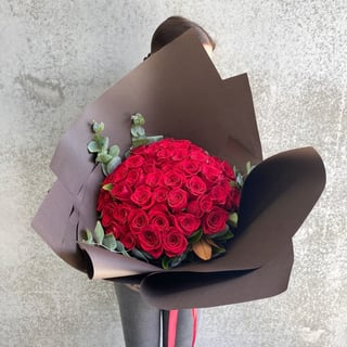 50 Red Rose Bouquet