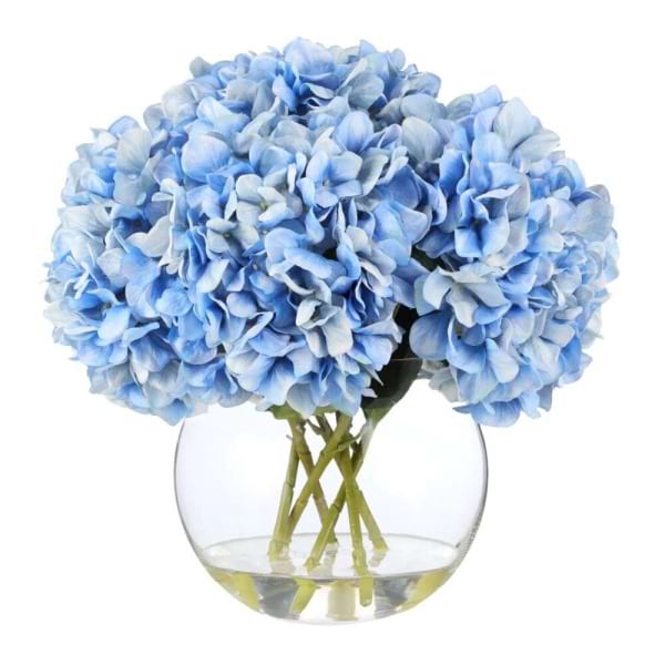 Phoebe Blue Hydrangea Vase