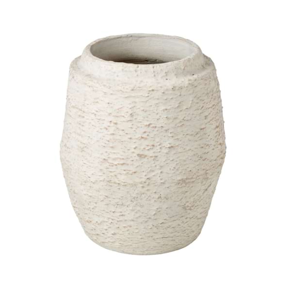 Textured Terracotta Vase