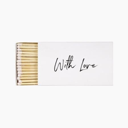 Large `With Love` Matchbox