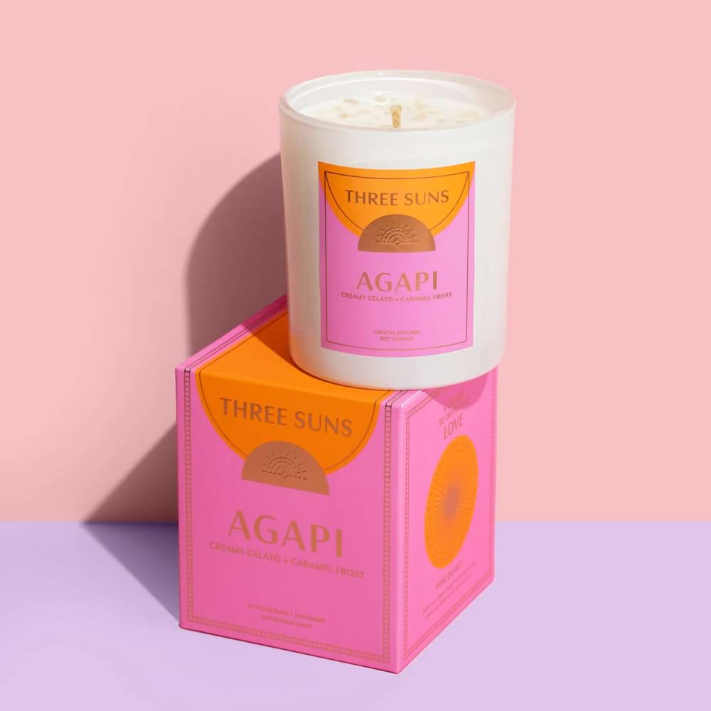 Crystal Infused Candle of Love