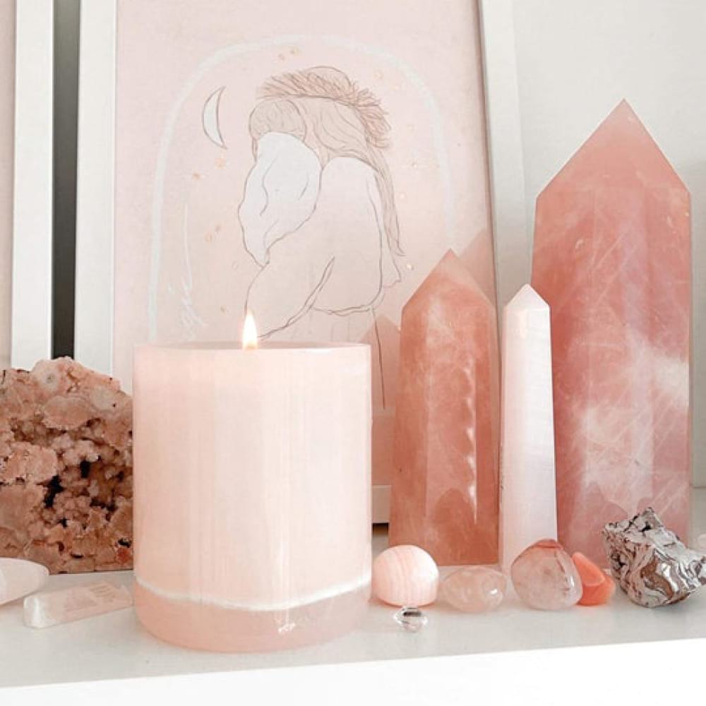 Pink Onyx Candle Limited Edition
