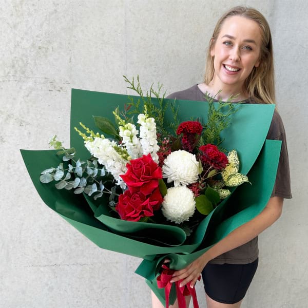 Merry and Bright Christmas Flowers Delivered Daily