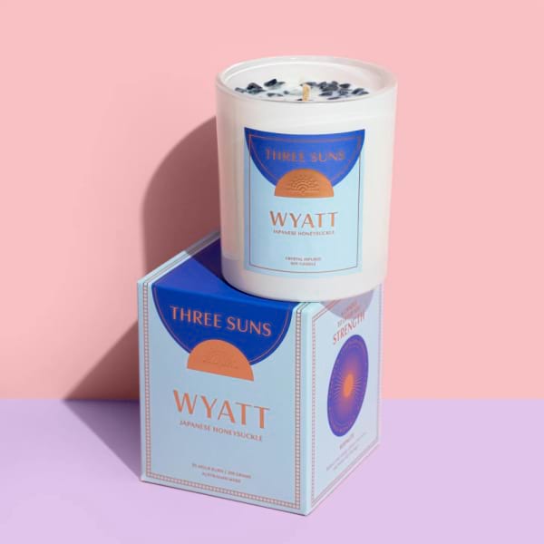 Crystal Infused Candle of Strength