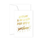 Welcome Ray of Sunshine (New Baby) Card