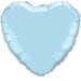 Light Blue Foil Heart Balloon